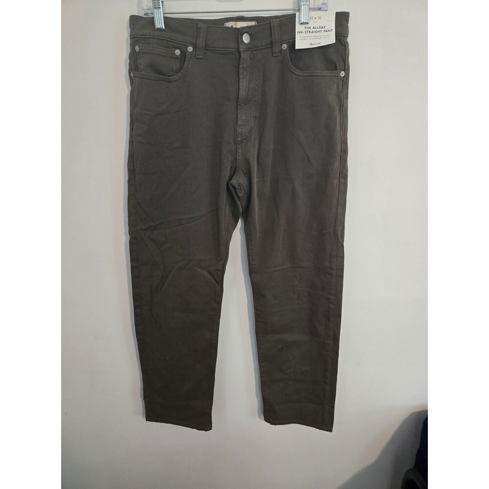 NWT Madewell NS352 The Allday 1991 Straight-Leg Pant size 32x30